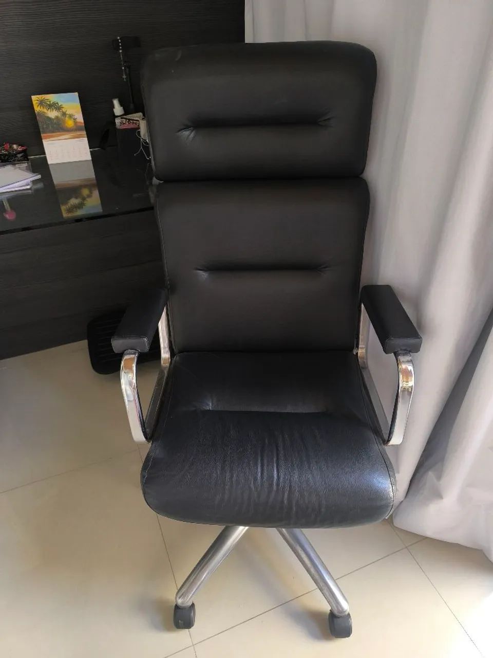 Cadeira de escritório alta Lavoro Tok Stok