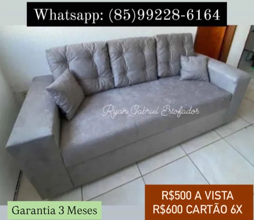 Super Promoção Sofá 3 Lugares de Fábrica  - Foto 5