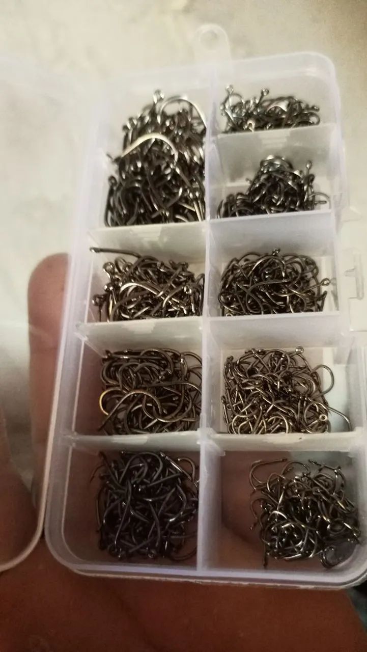 Anzóis de pesca - Diversos tamanhos e modelos