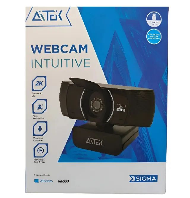 Webcam Intuitive Full Hd 1080 Pixel Usb Com Microfone Integrado W420 - Foto 4