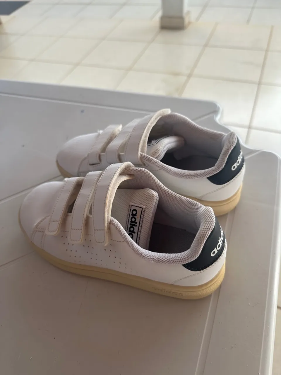 Tênis Adidas Infantil - Branco,tamanho 30