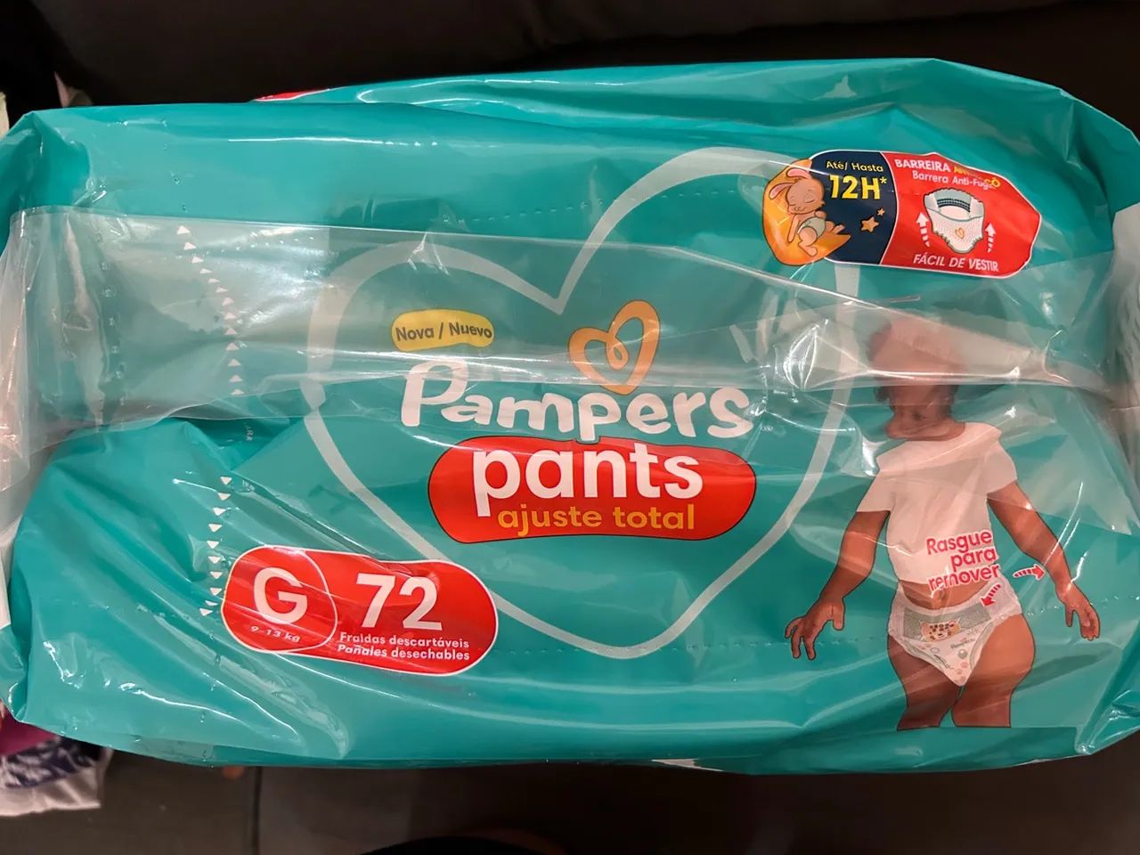 Fraldas Pampers Pants G72 - 72 unidades - Foto 4