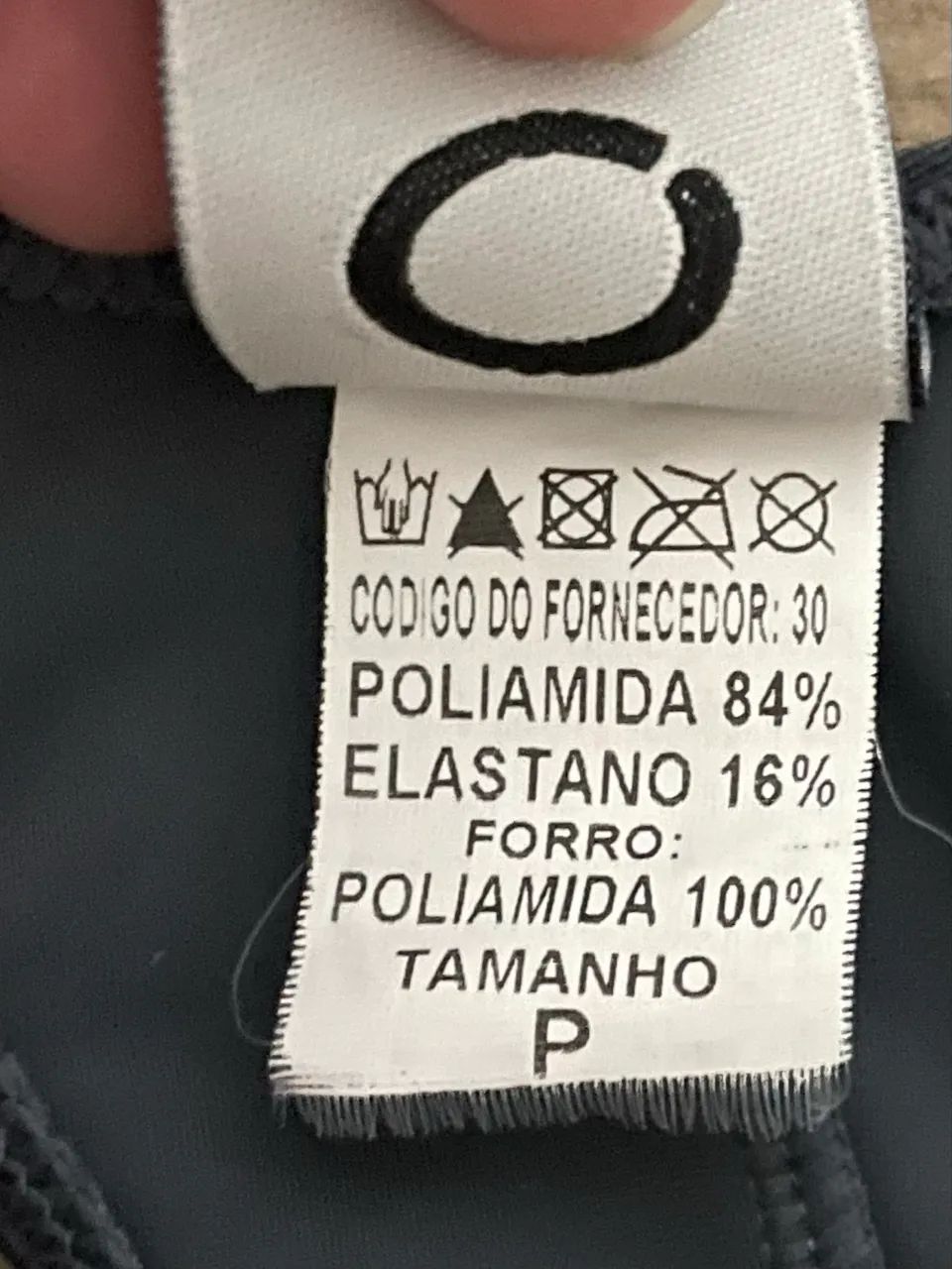 Maiô feminino tam P tons de azul e cinza da Oxer  - Foto 3