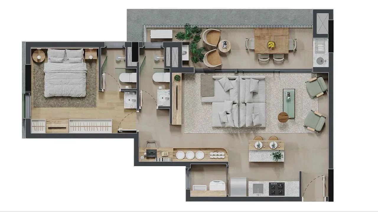 NEST VILA IPOJUCA - APARTAMENTOS - Foto 10