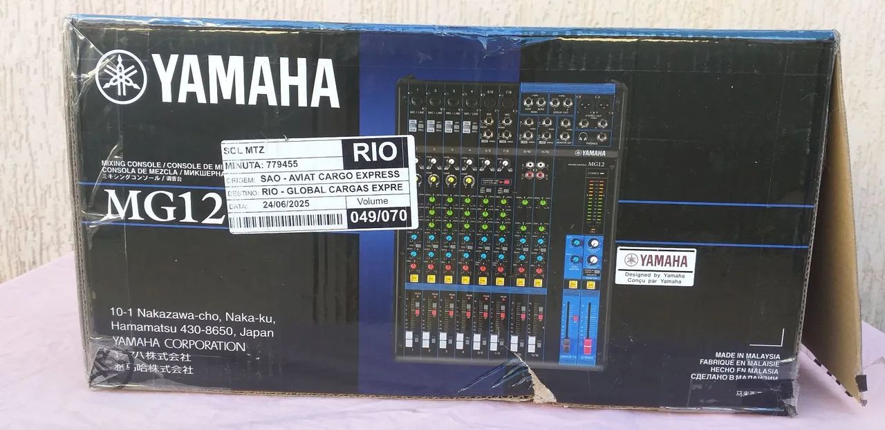 MESA DE SOM YAMAHA  MG - 12 (Nova na caixa ) - Foto 5