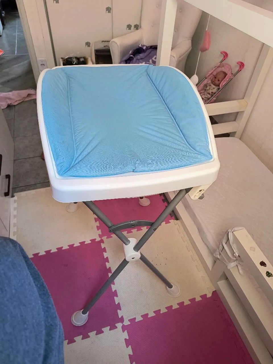 Banheira + Trocador Burigotto Tchibum - Ótimo estado! - Foto 4