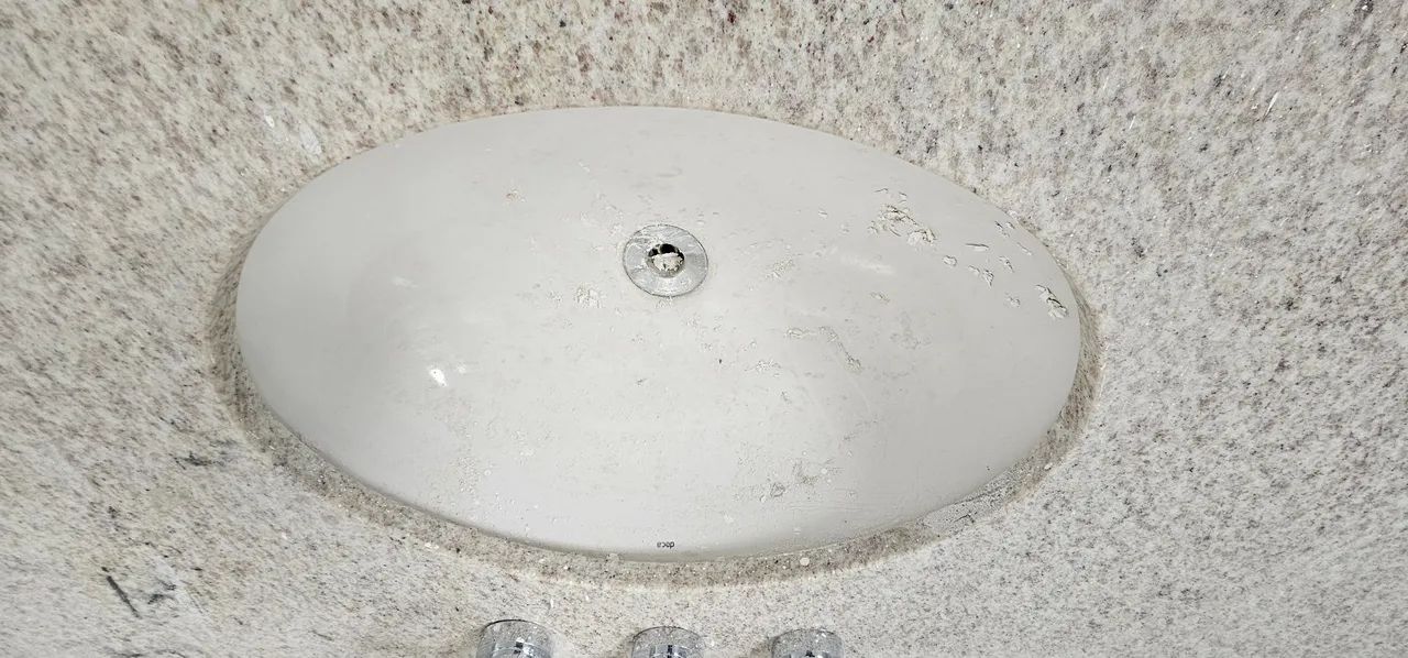 Pia dupla ja com torneiras de granito  - Foto 5