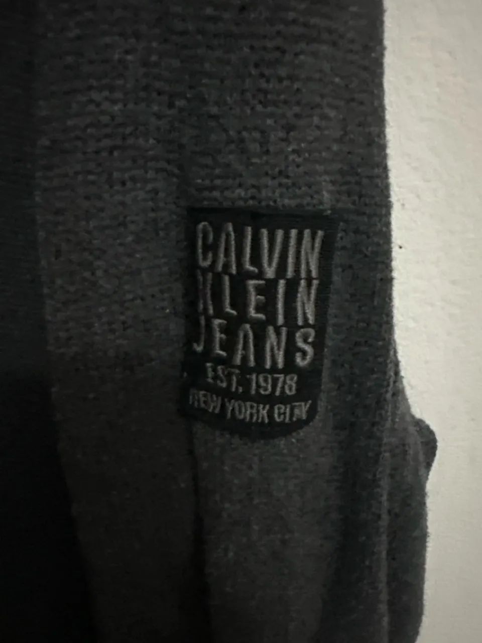 Casaco Calvin Klein Jeans Cinza - Foto 3