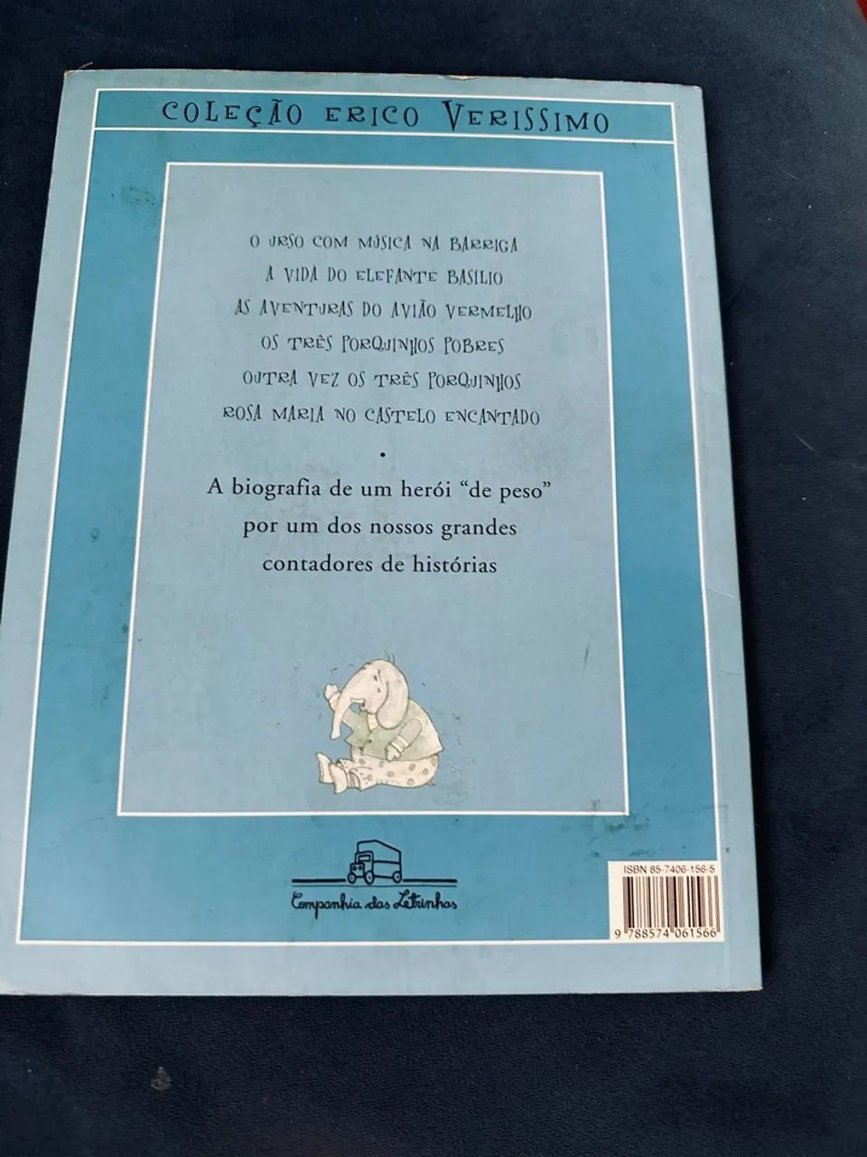 Livro a vida do elefante Basílio  - Foto 2