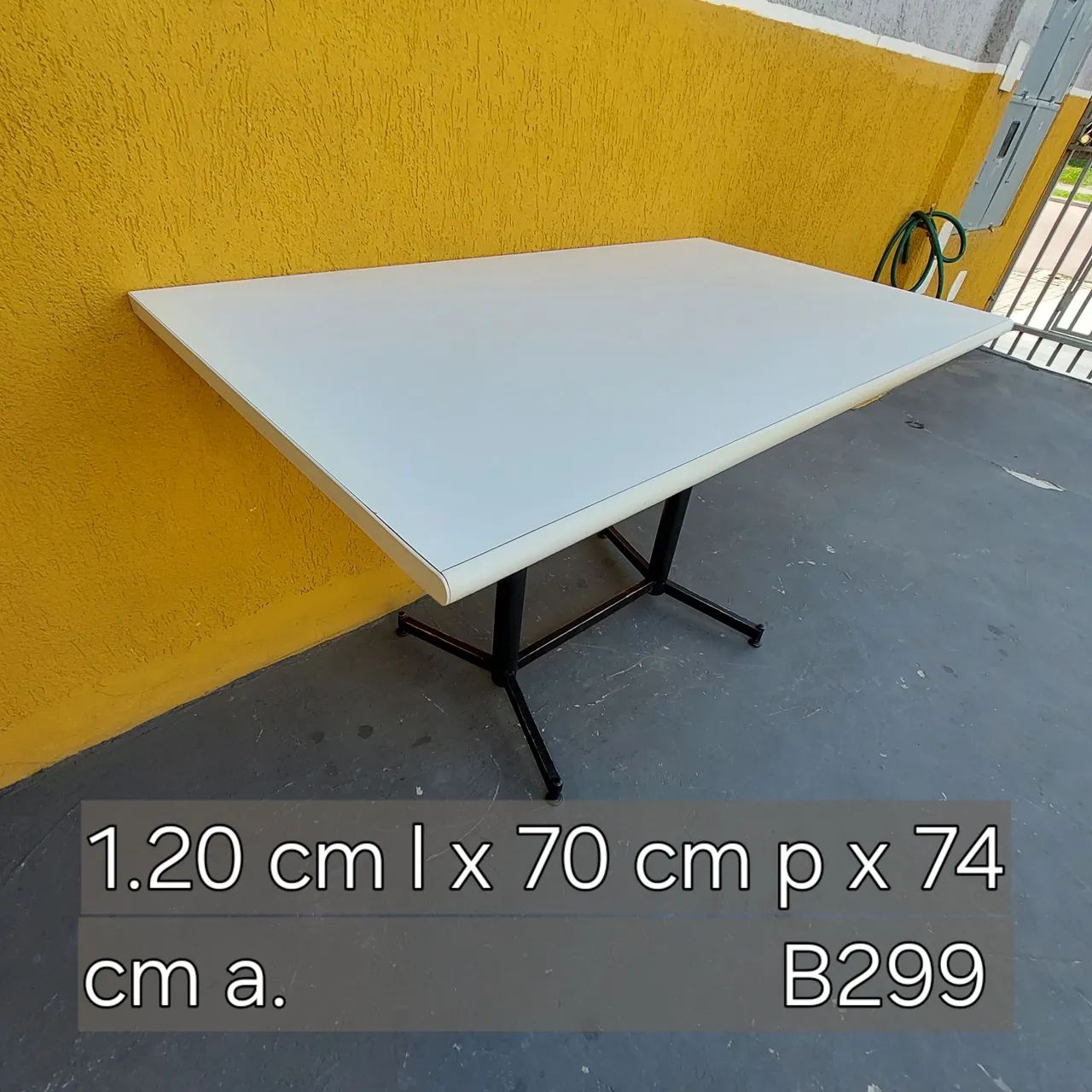 Mesa de Escritório Branca 1,20m x 70cm - Foto 2