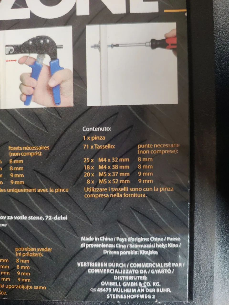 kit buchas de aço para drywall com alicate aplicador - Foto 6