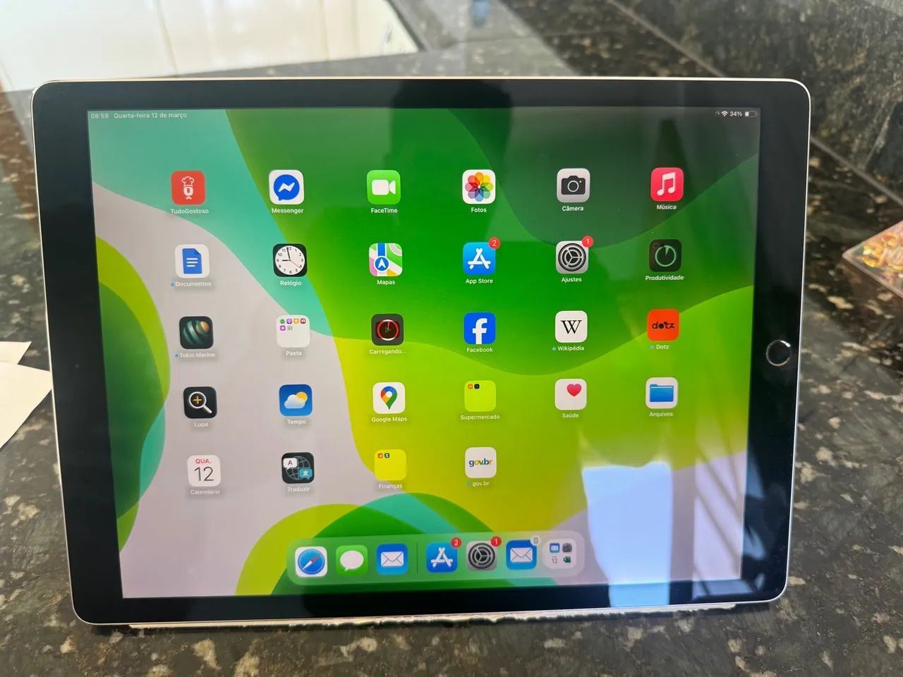 Ipad Pro 12.9 segunda gereção