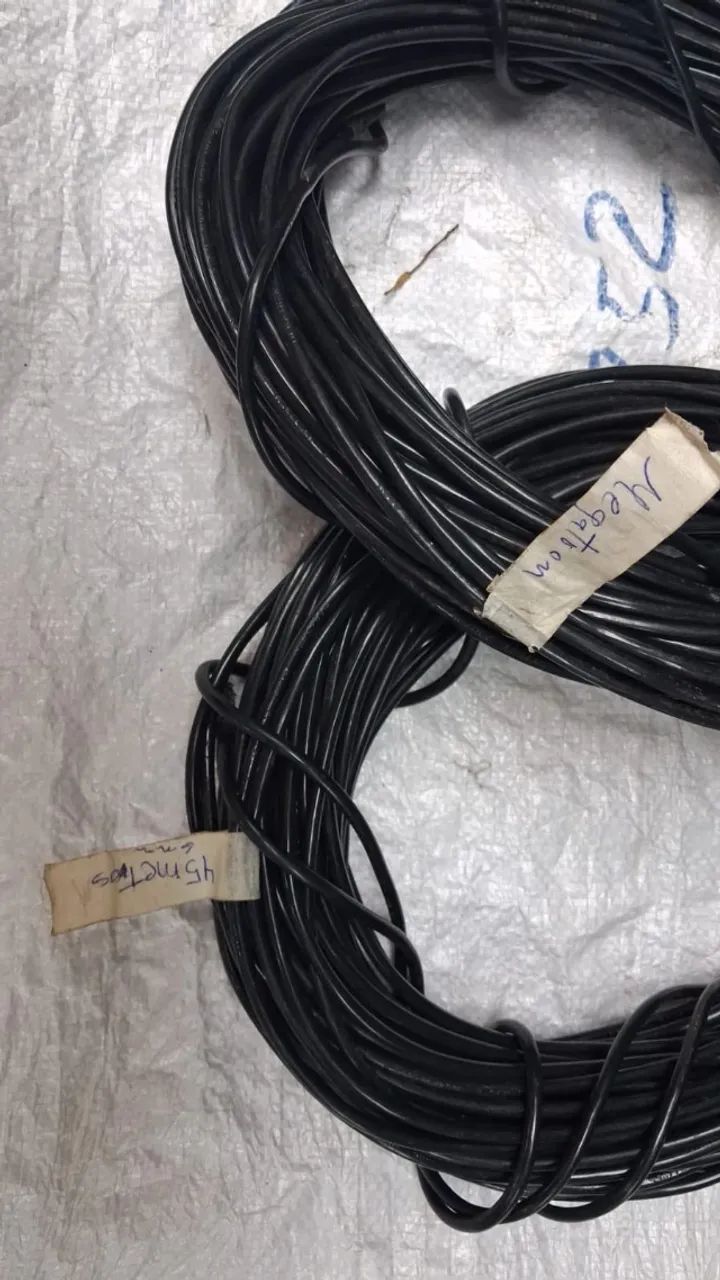 Venda cabos elétricos, 1 rolos com 45mts - 6mm² com procedência comprovada (R$ 2,86 ml):