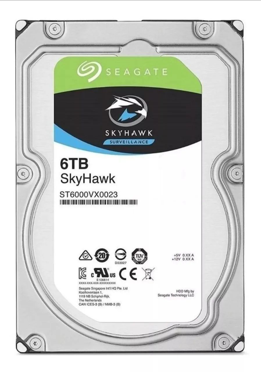 HD 6tb SEAGATE Skyhawk Surveillance - Foto 2