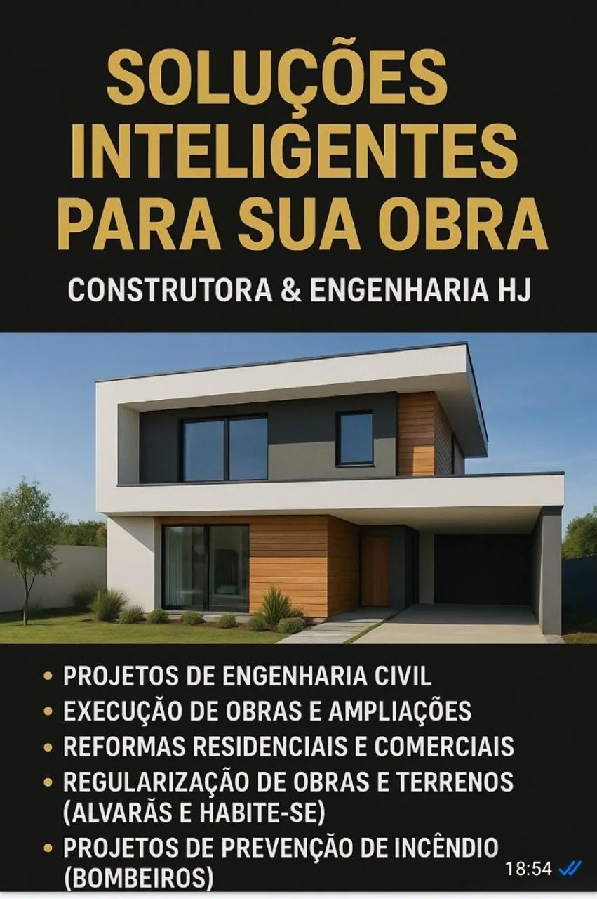 Projetos residências obras construção 