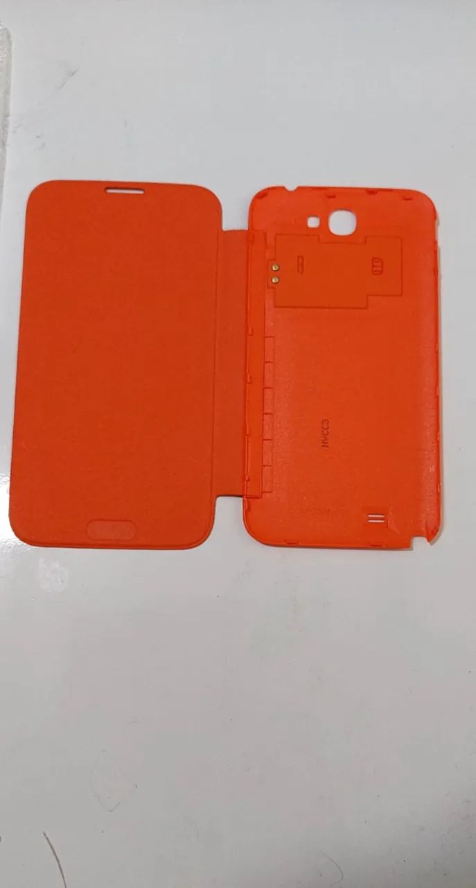 Samsung Bolsa Flip Laranja para Galaxy Note 2 - Foto 4