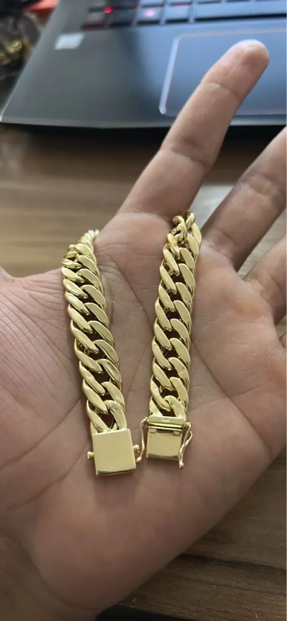 Pulseira MACIÇA ouro 18k nova 50g - Foto 2