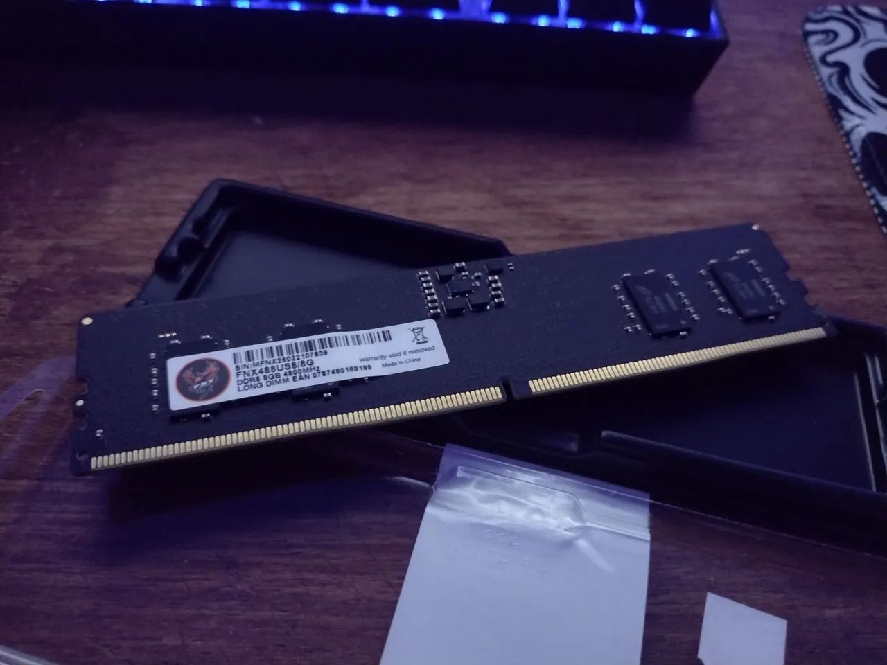 Memória RAM 8gb DDR5 4800mhz64169973392003122