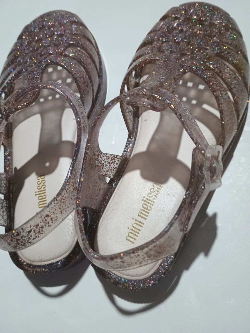 Sandália Mini Melissa Glitter Infantil - Tamanho 28 - Foto 2
