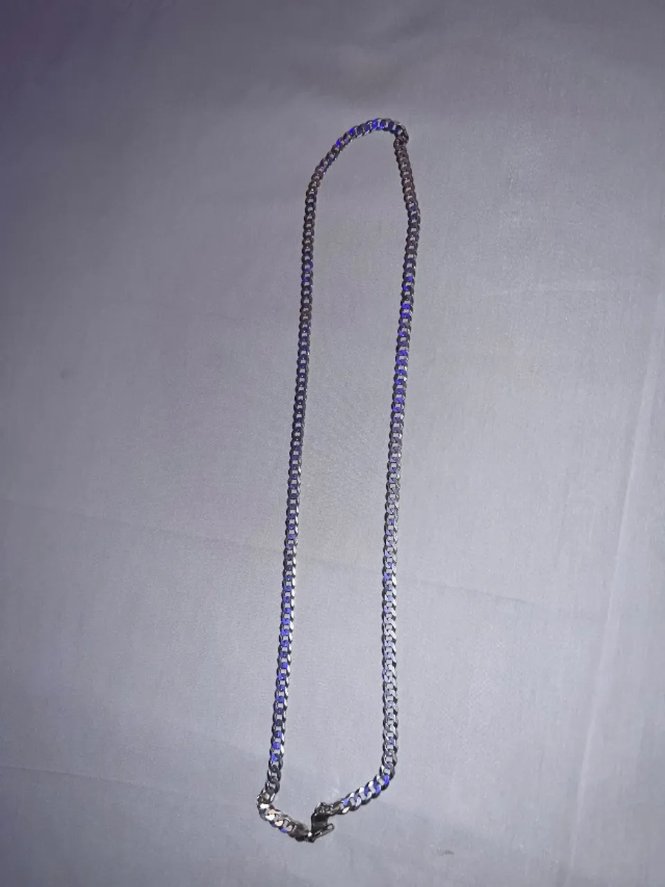 Colar de prata 25g 7mm 925