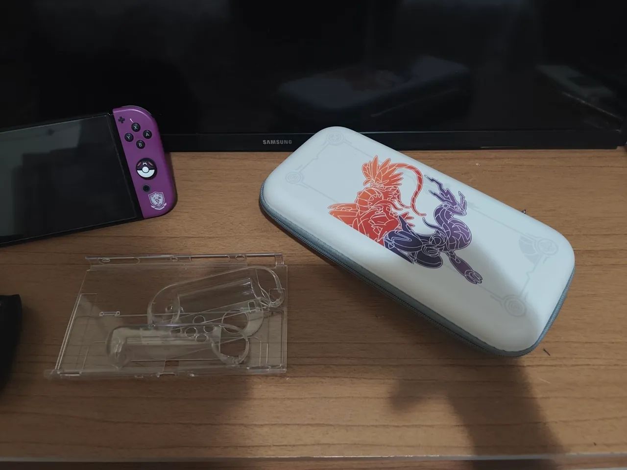Nintendo switch OLED edição limitada Scarlet e Violet  - Foto 3