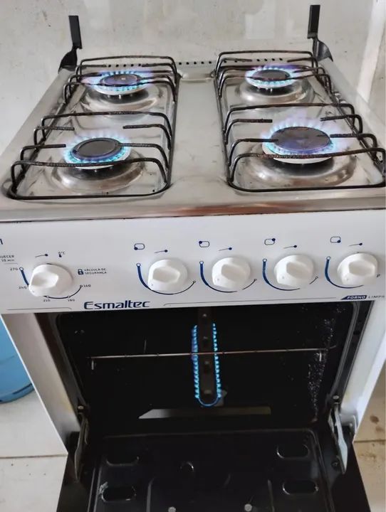 FOGÃO SUPER CONSERVADO - ENTREGO  - Foto 5