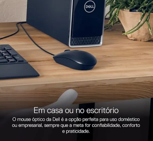 Mouse Dell MS116 Preto - Foto 3