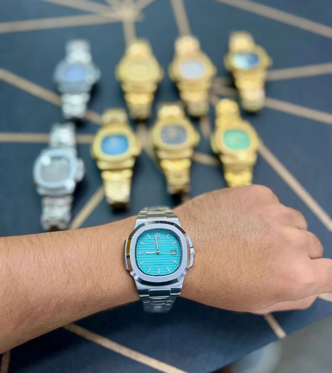 Relógio de pulso patek Philip, várias cores disponíveis 