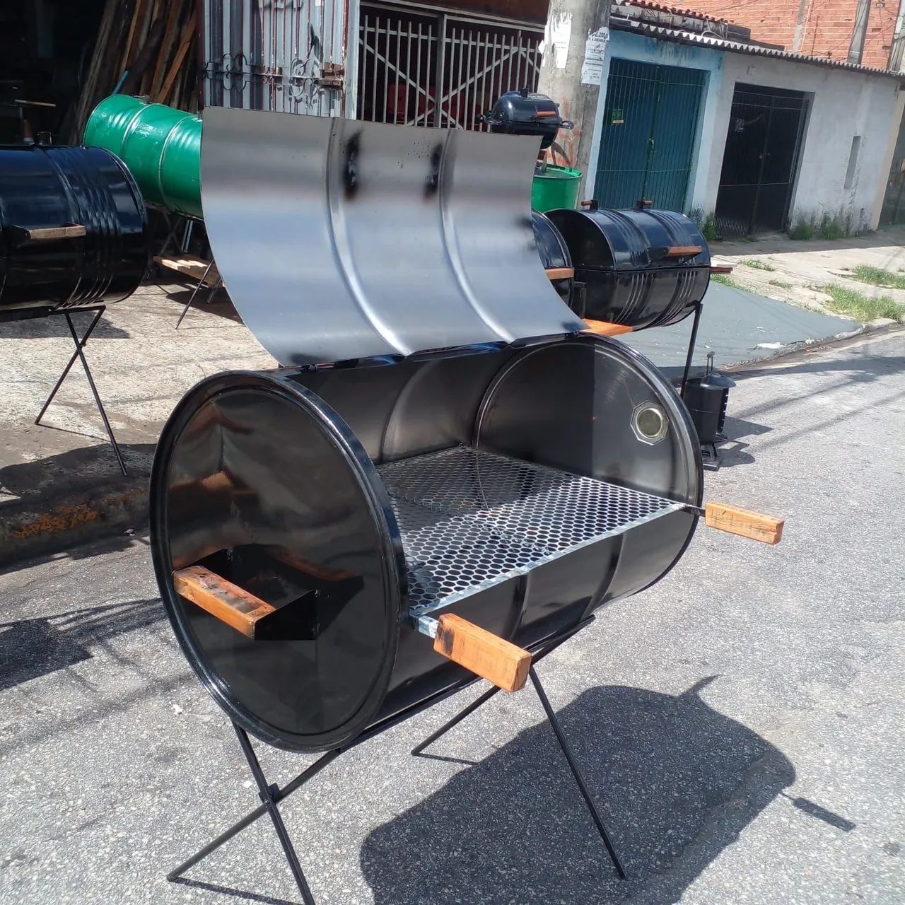 Churrasqueira de tambor 