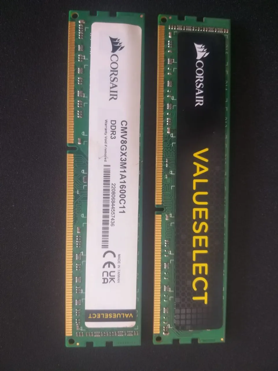 Memória RAM Corsair DDR3 8GB