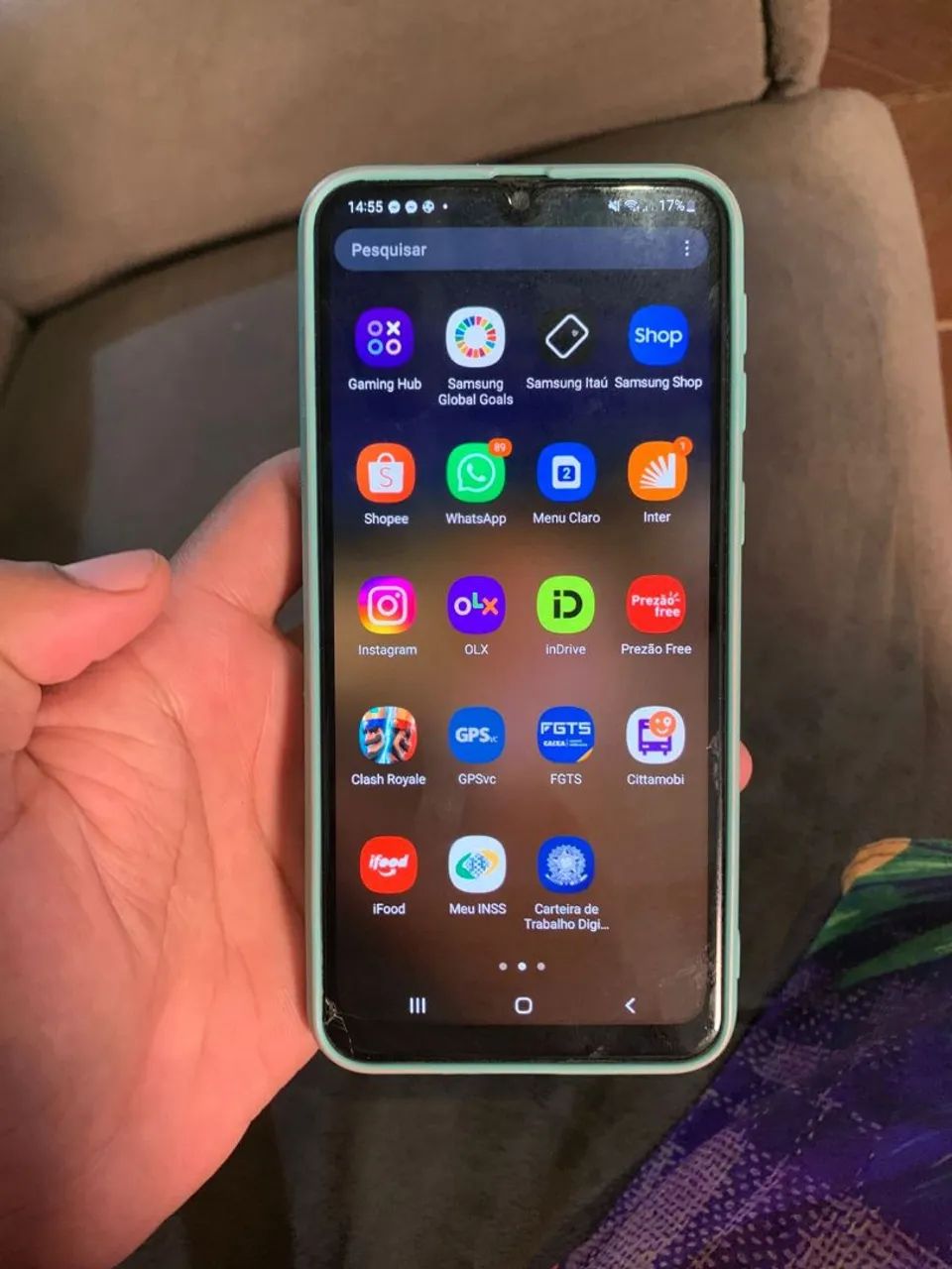 Galaxy m31 128gb 12 de RAM semi novo
