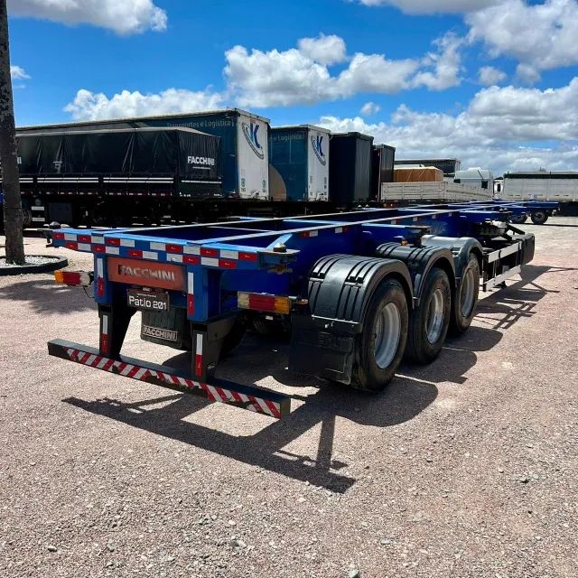 Carreta Bug Porta Conteiner Facchini 2018 Container C/ Pneus - Foto 8