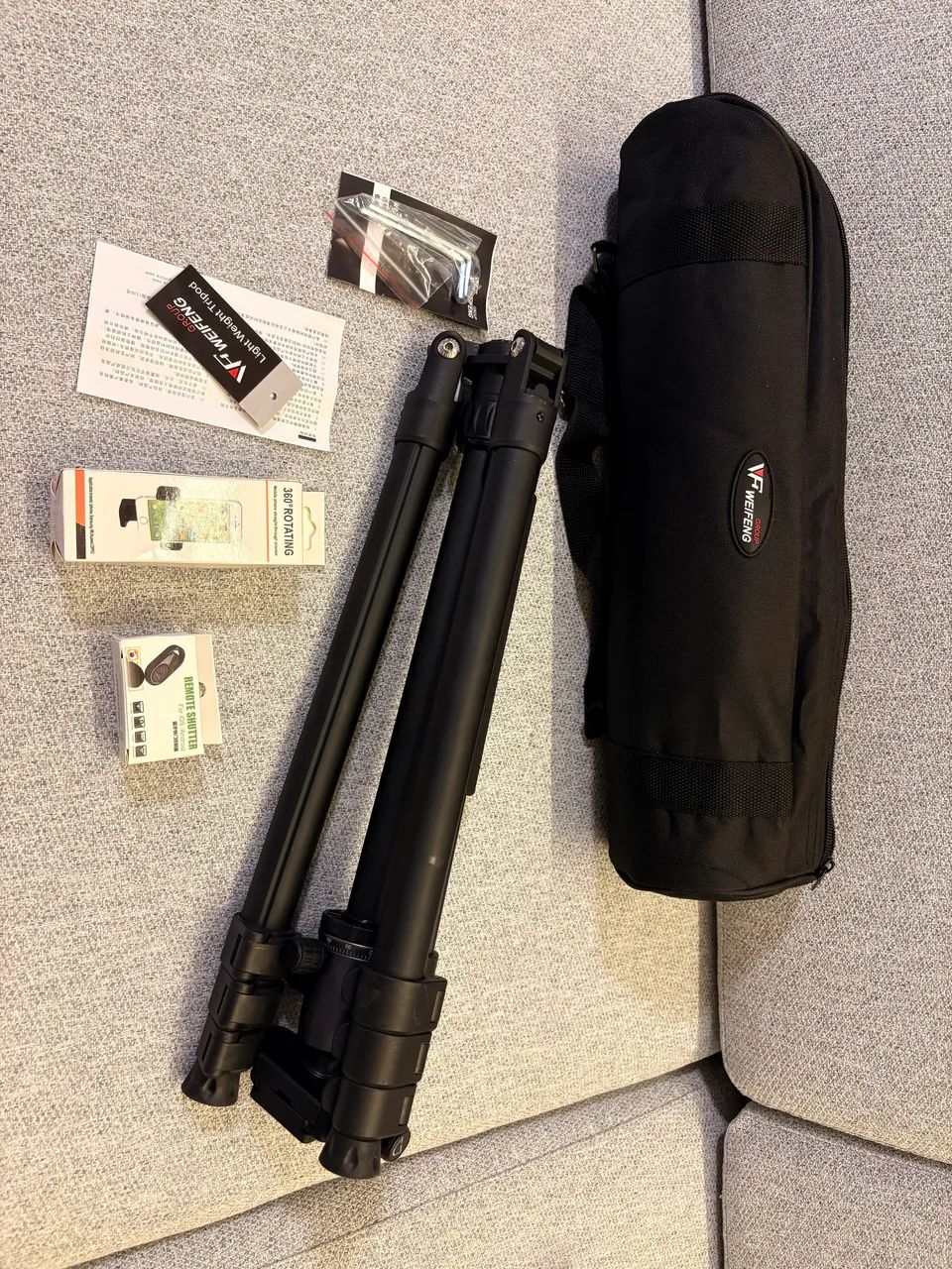 tripé camera weifeng WI628 - Foto 2