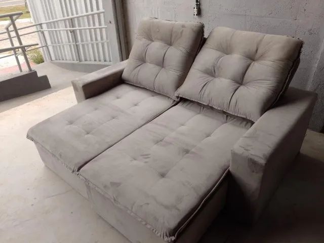 Sofa Monte carlo retratil e reclinavel novo de fabrica - Foto 2