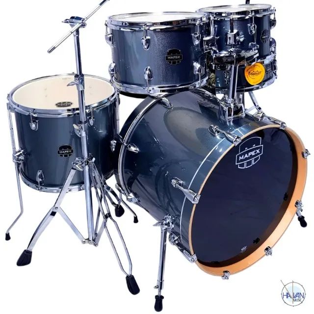 Bateria MAPEX VÊNUS Blue Metallic - Nova, Enivo, Parcelo - Foto 4