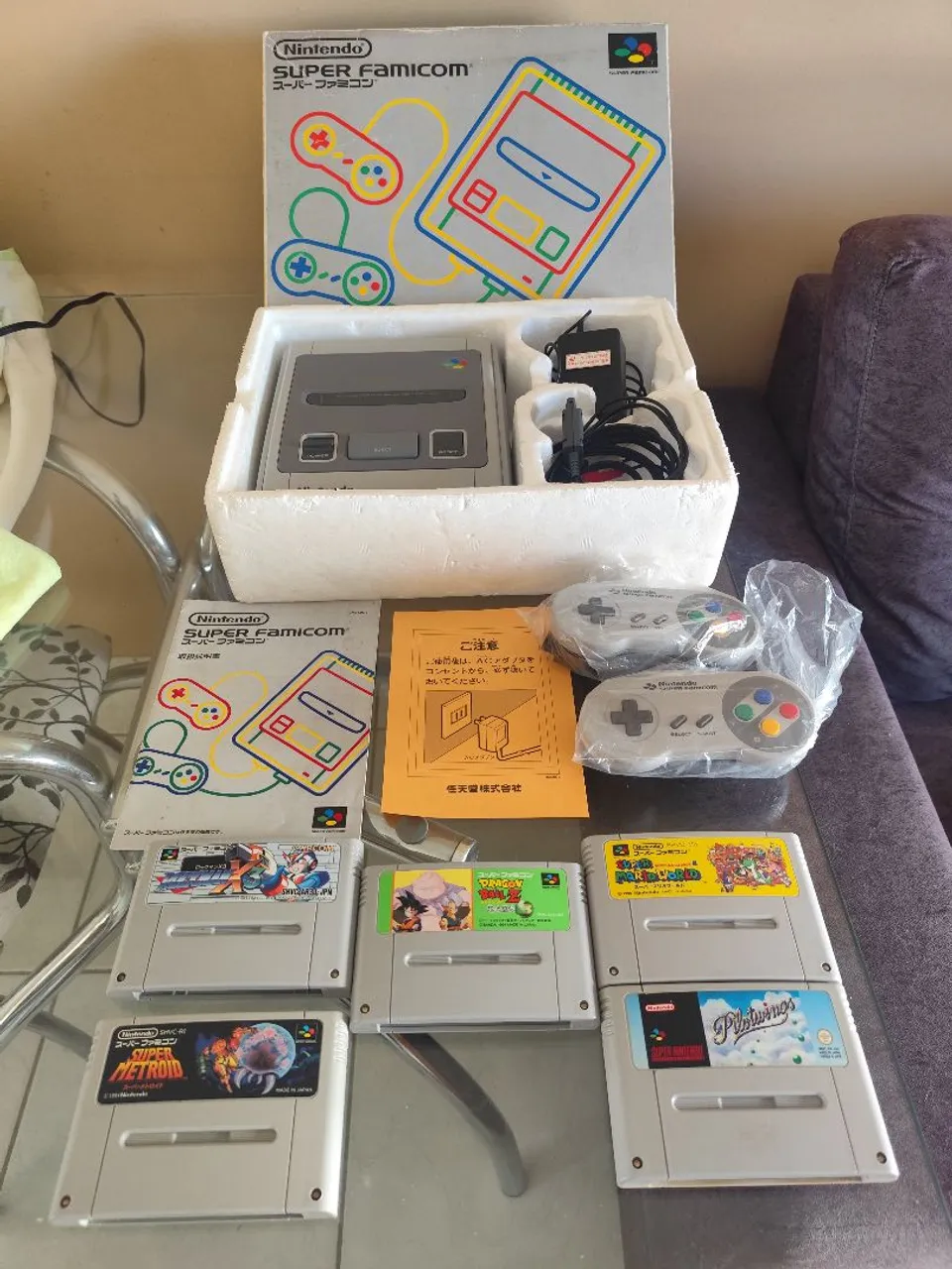 Super Nintendo (Super Famicom) Completo + Jogos