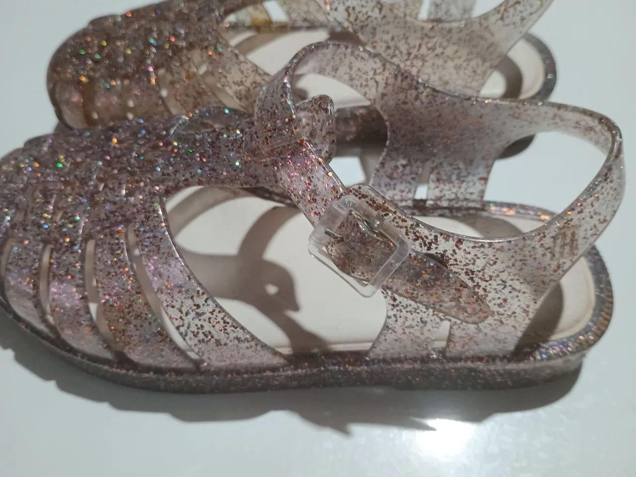 Sandália Mini Melissa Glitter Infantil - Tamanho 28 - Foto 3