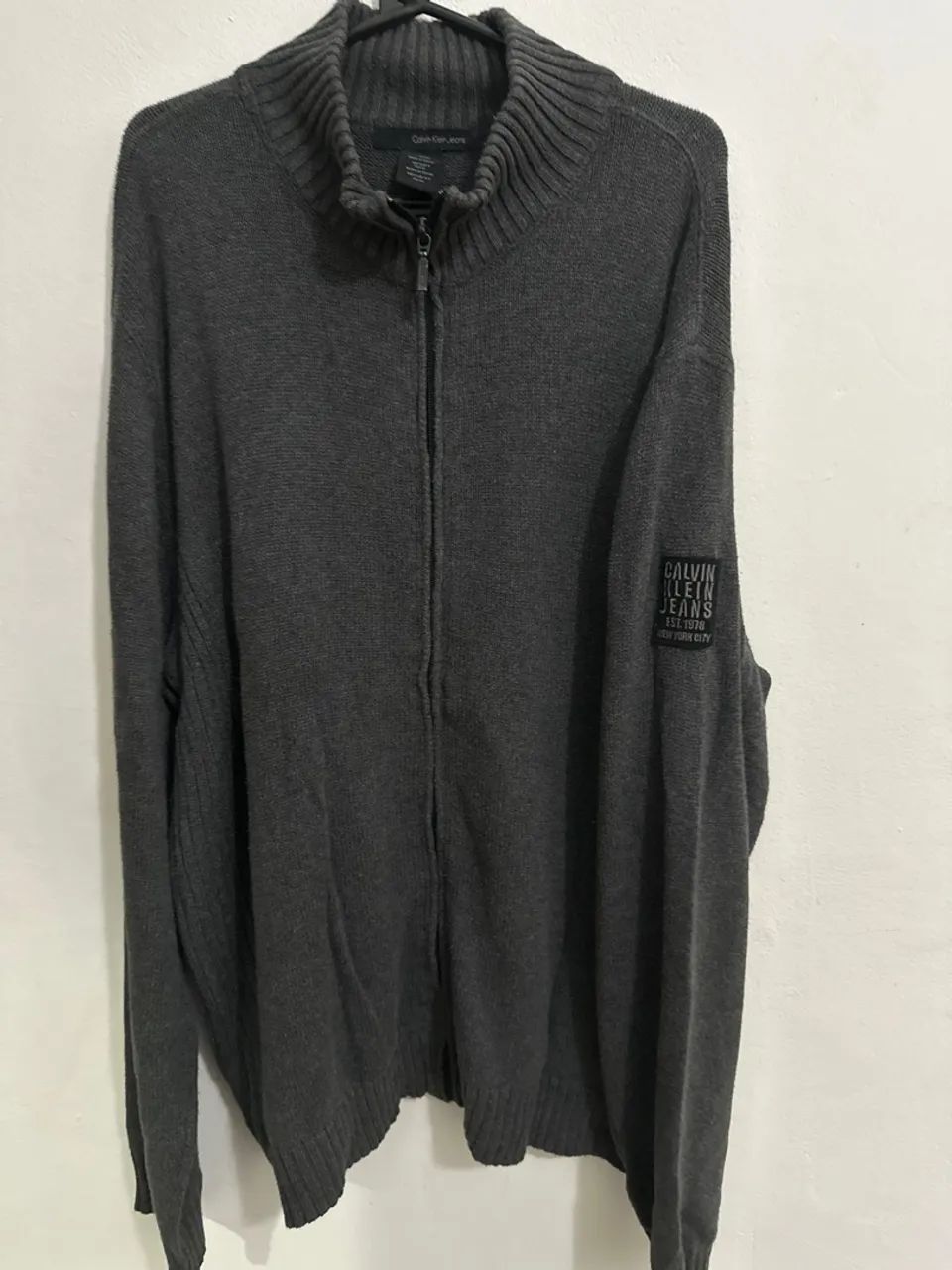 Casaco Calvin Klein Jeans Cinza