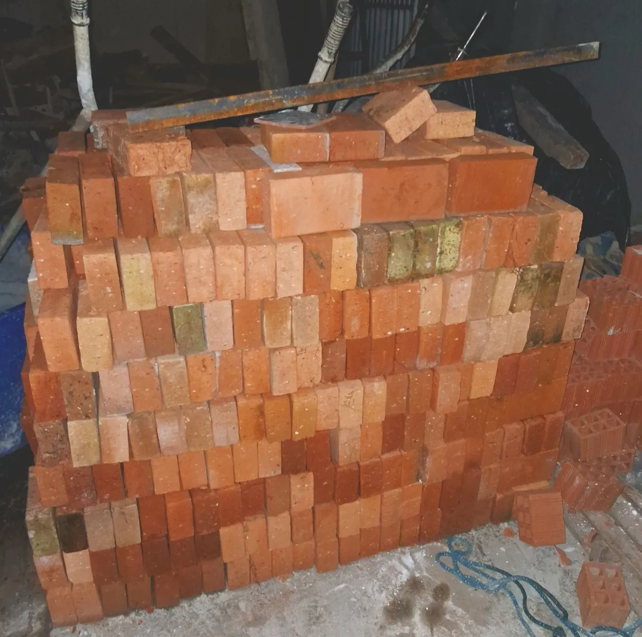 500 unidades Tijolo maciço 5,5 X 11,5 X 19 novos