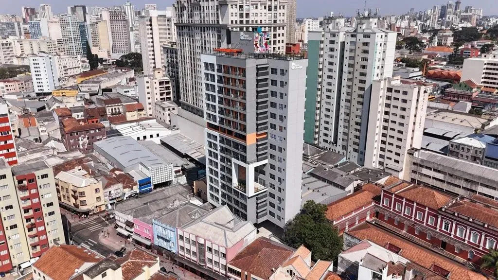 Studio à venda em Curitiba, Centro, com 1 quarto, 24,62m²