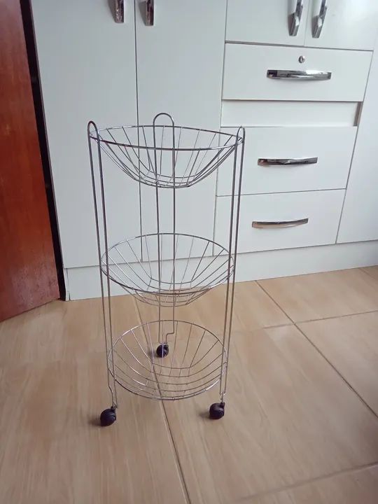 Carrinho/Fruteira Inox - Foto 2