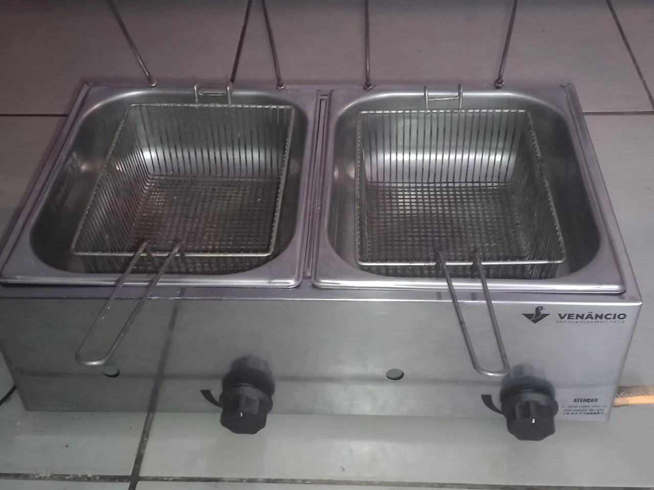 Fritadeira Dupla Industrial Venâncio cafeteira elétrica e chapa