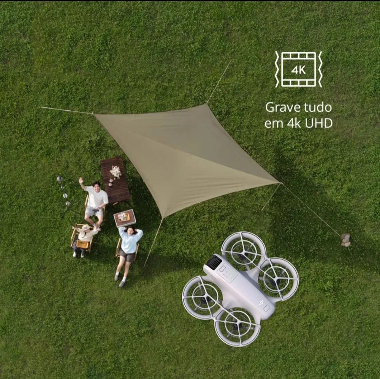 Drone Dji Neo Fly More Combo Br Dji051 Cinza - Foto 4