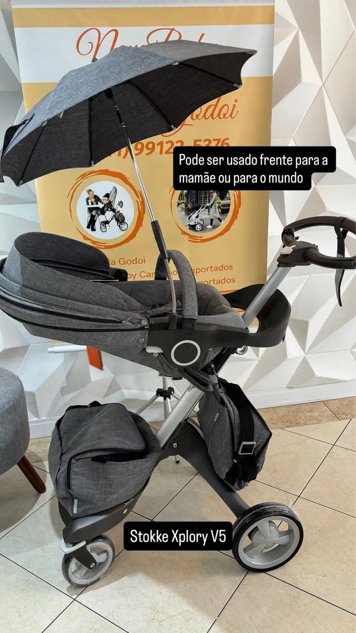 Stokke Xplory V5 grey melange Brinquedos e Jogos Boqueirão