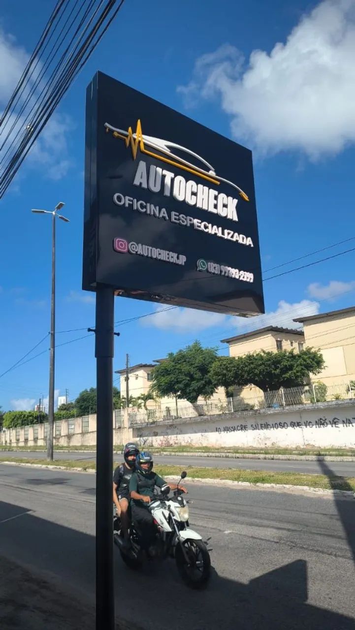 FACHADAS DE LOJA EM ACM 