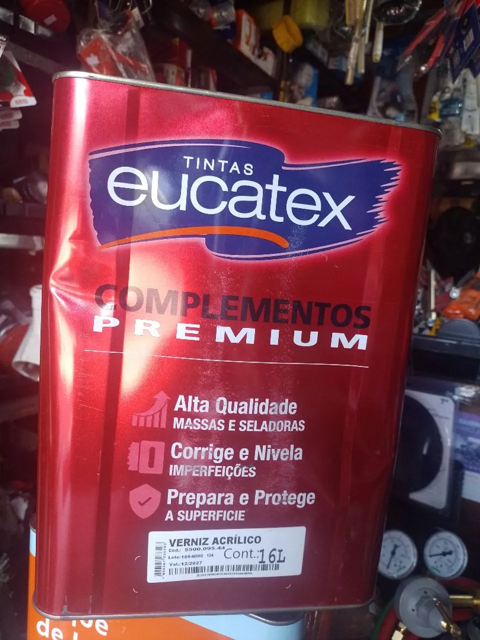 Verniz Acrílico Eucatex 16L - Complementos Premium