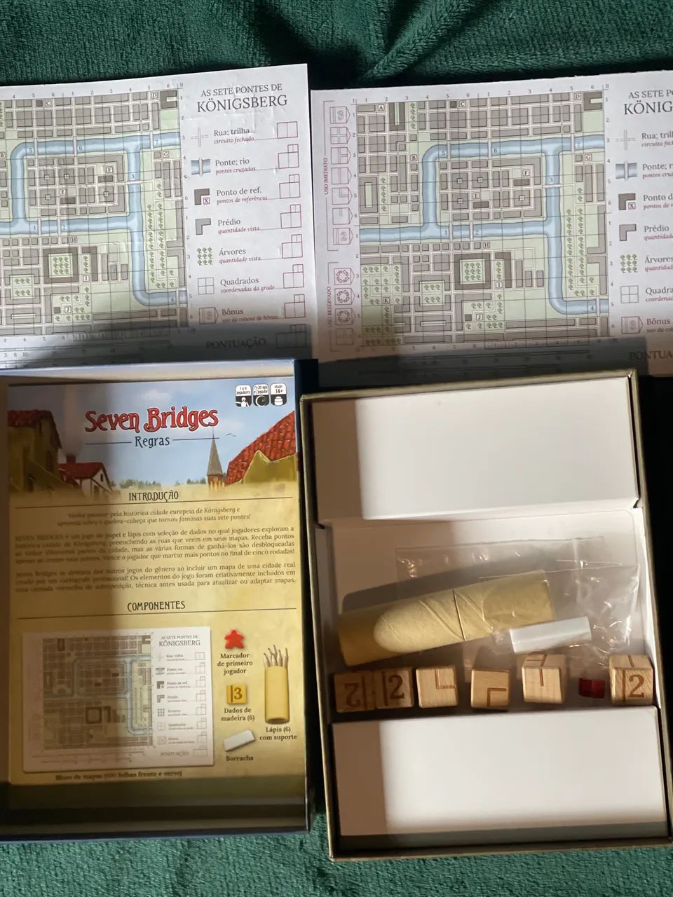 Jogo de Tabuleiro Seven Bridges - Foto 3