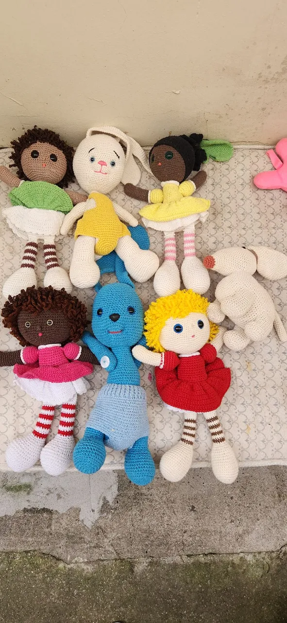 LOTE Bonecas de Croche - Diversos Modelos