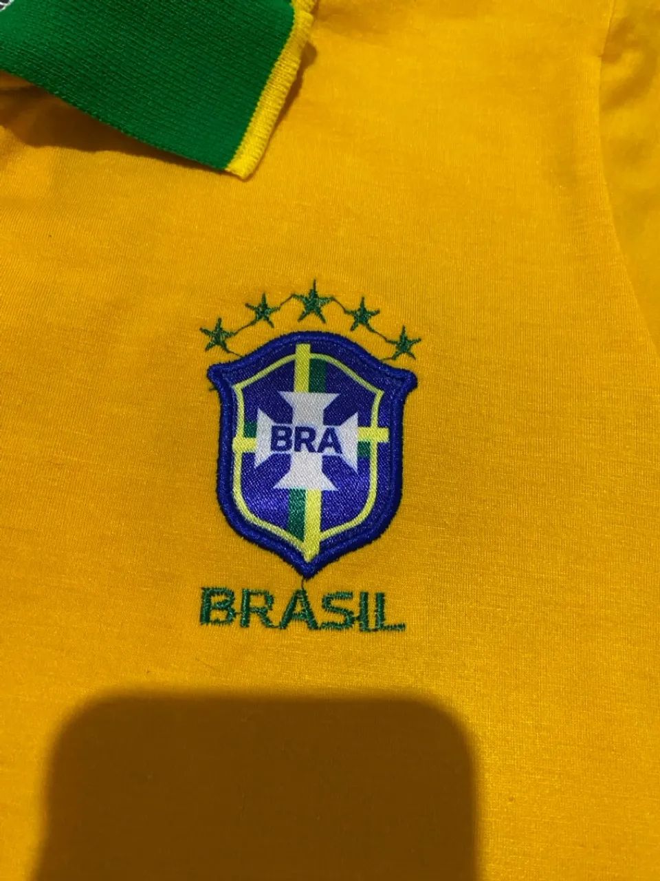 Camisa Polo Nike Brasil Amarela - Foto 3