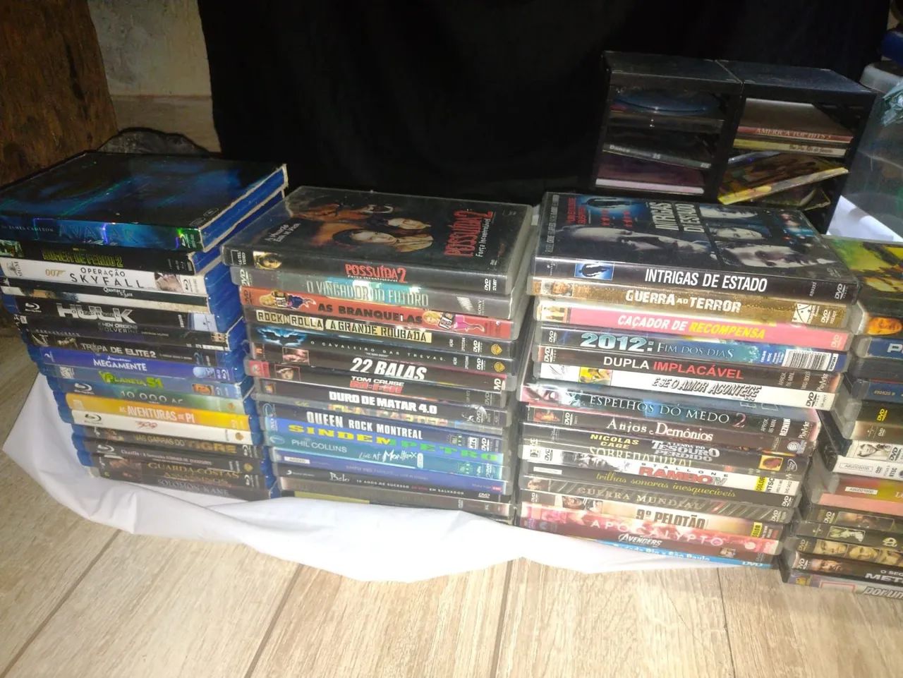 Coleção de Filmes em Blu-ray e DVD